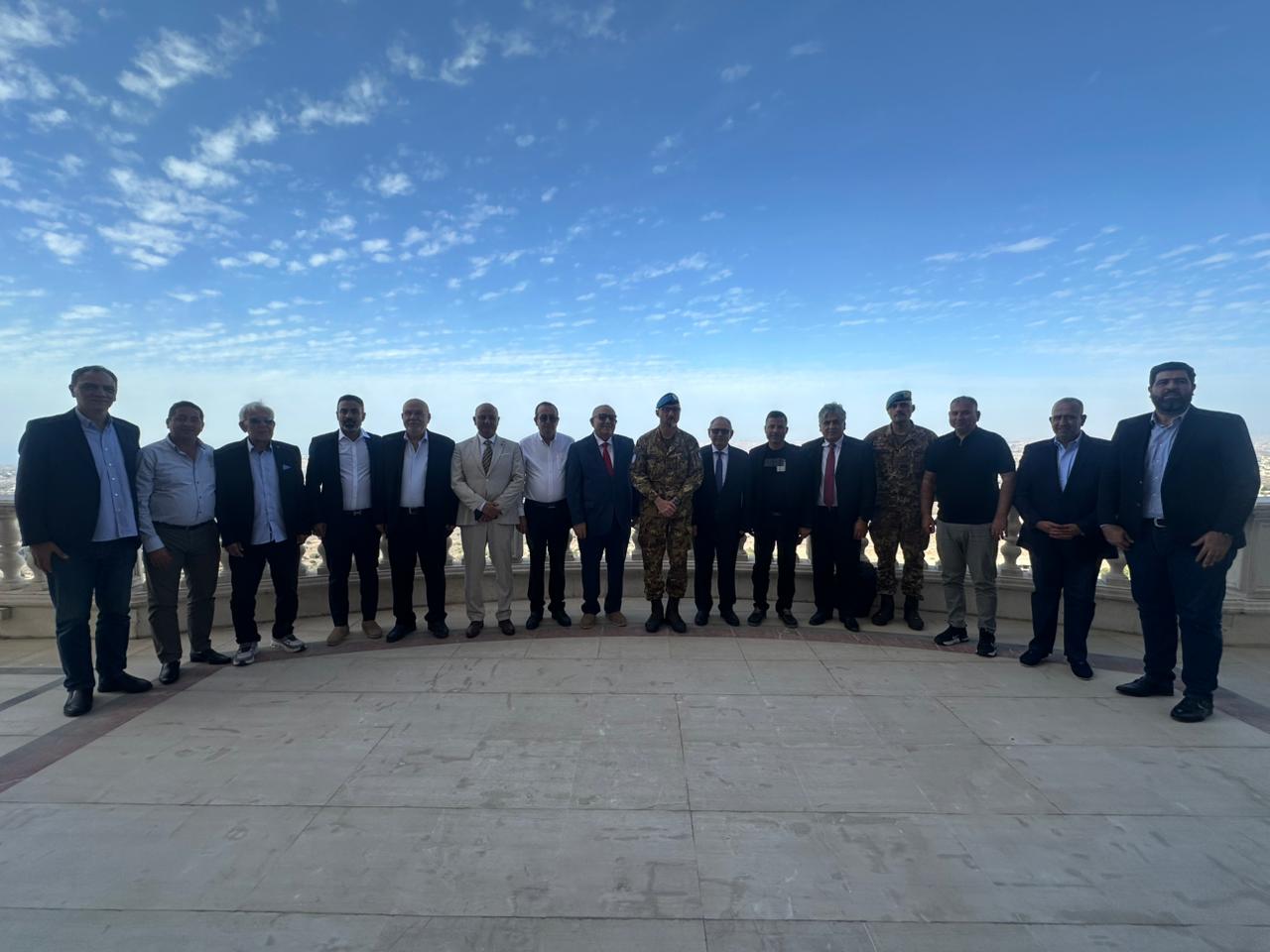 Kassem Hejeij Hosts General Colosi at an Honorary Ceremony in Deir Antar